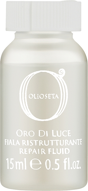 Флюїд відновлювальний "Протеїни шовку і насіння льону" - Barex Italiana Olioseta Oro di Luce Fiale Ristrutturanti