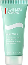 ПОДАРУНОК! Освітлювальний гель для шкіри обличчя - Biotherm Homme Aquapower Oligo Thermal Fresh Gel Ultra Cleansing — фото N1