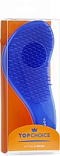 Щетка для волос "Detangler", 63831, оранжевая с синим - Top Choice — фото N2