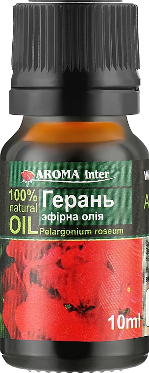 Ефірна олія "Герань" - Aroma Inter — фото N1
