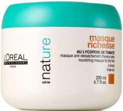 Парфумерія, косметика Маска для волосся з лікопеном - L'oreal Professionnel Nature Masque Richesse