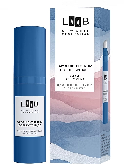 Сыворотка для лица с олигопептидом - AA Cosmetics LAAB Day & Night Serum 0.1% Oligopeptyd-1 — фото N1