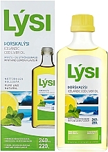 Омега-3 риб'ячий жир з печінки тріски з вітамінами А+ Д+ Е - Lysi Icelandic Cod Liver Oil Mint & Lemon Flavor (скляна пляшка) — фото N7
