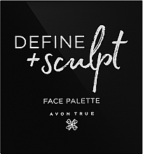 Палитра для макияжа - Avon Define Sculpt Face Palette — фото N2
