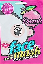 Маска для обличчя, з екстрактом персика - Bling Pop Peach Firming & Brightening Mask — фото N1