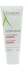 Парфумерія, косметика Легкий зволожувальний крем - A-Derma Hydralba 24-hour Light Cream