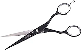 Парфумерія, косметика Ножиці перукарські, 2445/5, чорні зі сріблястим  - Kiepe Hair Scissors Luxury Regular 5"