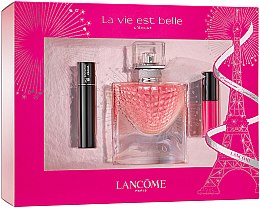 Духи, Парфюмерия, косметика Lancome La Vie Est Belle L'Eclat - Набор (edp/30ml + lip/laq/3ml + mascara/2ml)