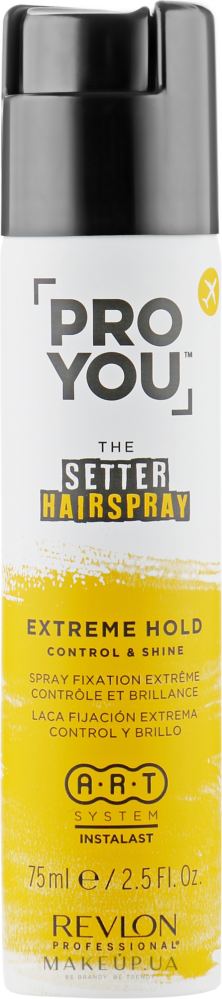 Лак для волос сильной фиксации - Revlon Professional Pro You The Setter Hairspray Strong — фото 75ml