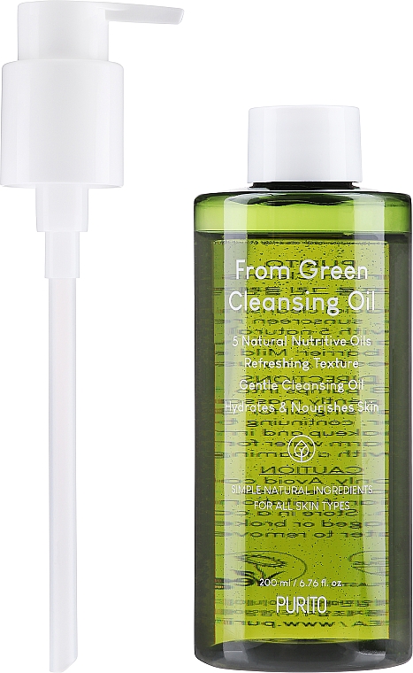 Гидрофильное масло - Purito From Green Cleansing Oil 