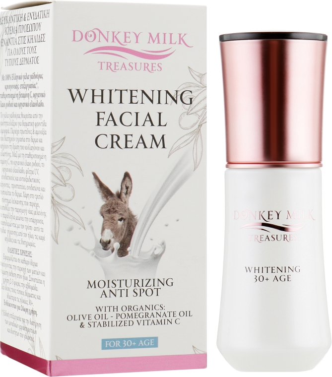 Крем для лица отбеливающий - Pharmaid Donkey Milk Whitening Facial Cream — фото N1