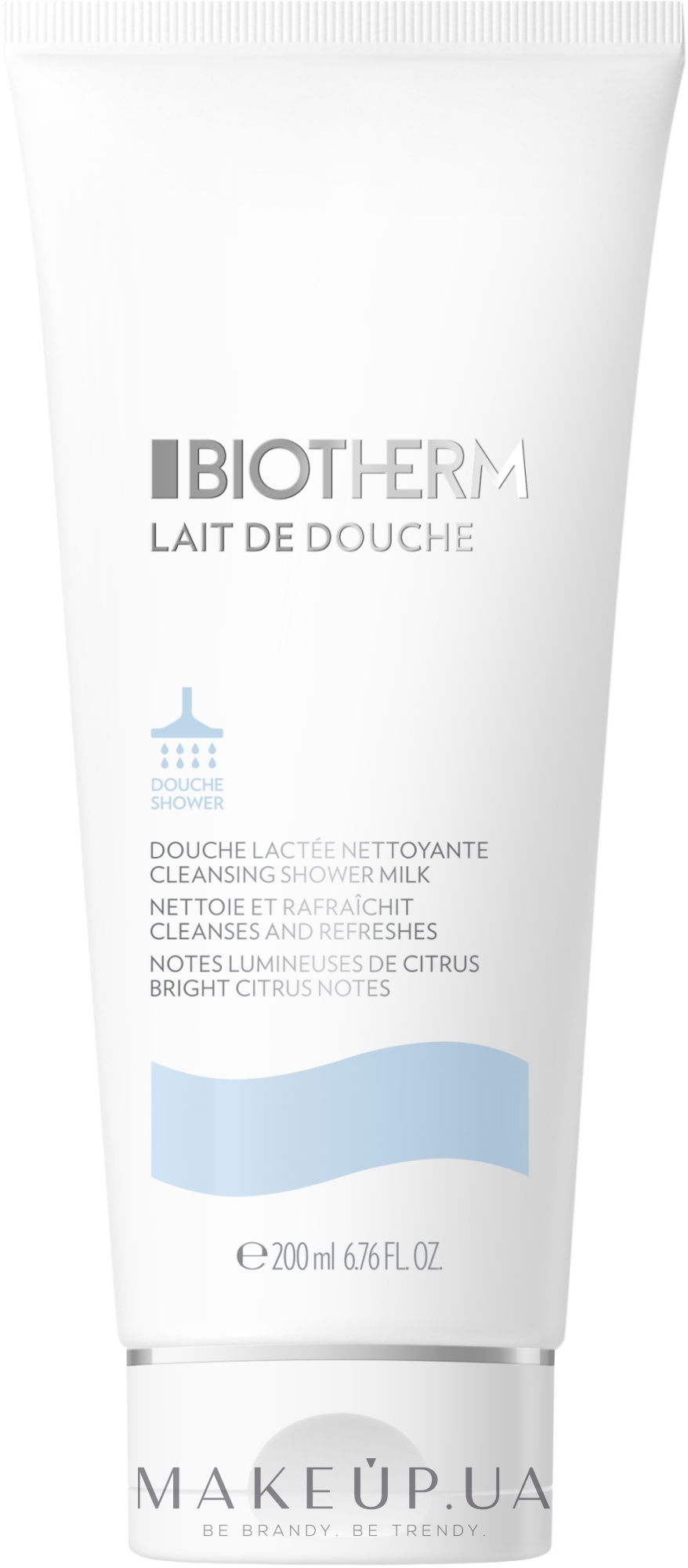 Очищающее молочко для душа - Biotherm Lait De Douche Cleansing Shower Milk — фото 200ml