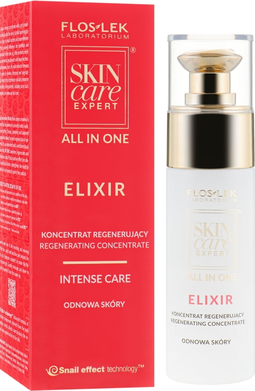 Регенерувальний еліксир-концентрат для обличчя - Floslek Skin Care Expert All In One Elixir Regenerating Concentrate — фото N1