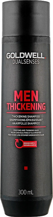 Зміцнюючий шампунь для чоловіків з гуараною і кофеїном - Goldwell DualSenses For Men Thickening Recharge Complex Shampoo — фото N3