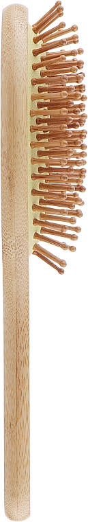 Овальная бамбуковая щеточка для расчесывания волос - The Body Shop Oval Bamboo Pin Hairbrush — фото N2