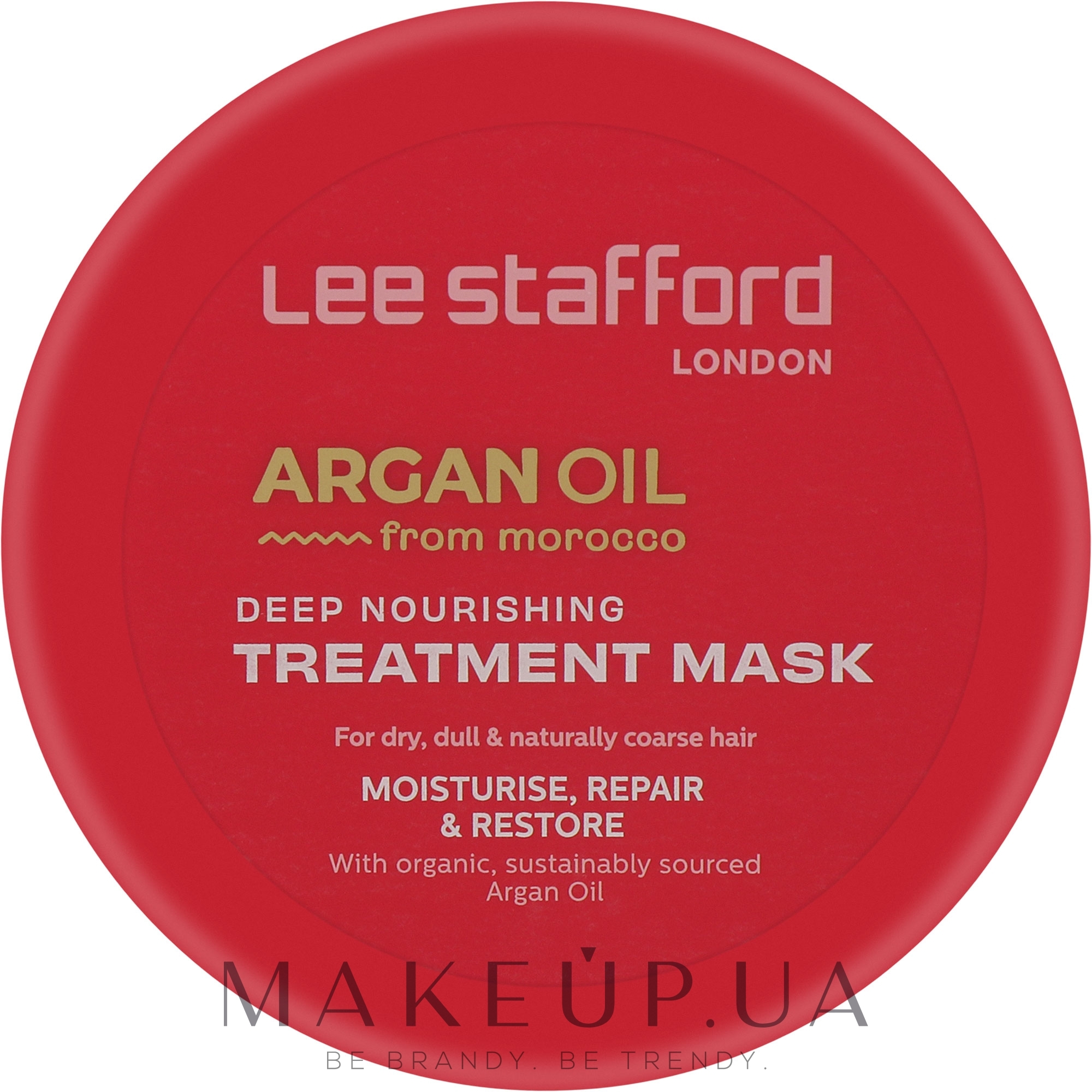 Питательная маска с аргановым маслом - Lee Stafford Argan Oil from Morocco Deep Nourishing Treatment Mask — фото 200ml