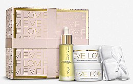 Парфумерія, косметика Набір - Eve Lom Truly Radiant Gift Set (cleanser/50 ml + f/mask/50 ml + f/oil/30 ml + muslin/cloths)