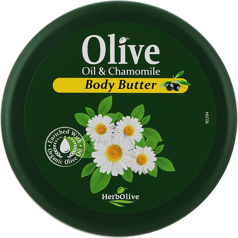 Олія для тіла з екстрактом ромашки - Madis HerbOlive Olive Oil & Chamomile Body Butter — фото N1