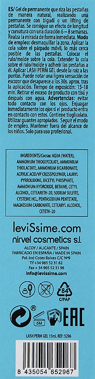 Гель для завивки ресниц - LeviSsime Lash Perm Gel — фото N3