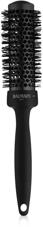 Профессиональная керамическая круглая щетка для волос, 33 см - Balmain Professional Ceramic Brush Round Black — фото N1