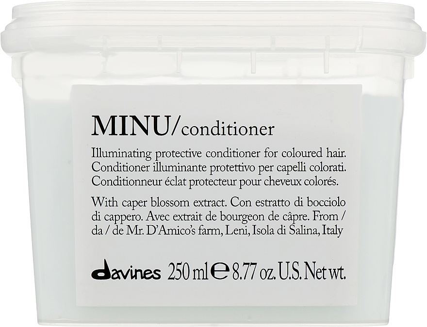 Кондиціонер для додання блиску і захисту кольору волосся - Davines Minu Conditioner — фото N3