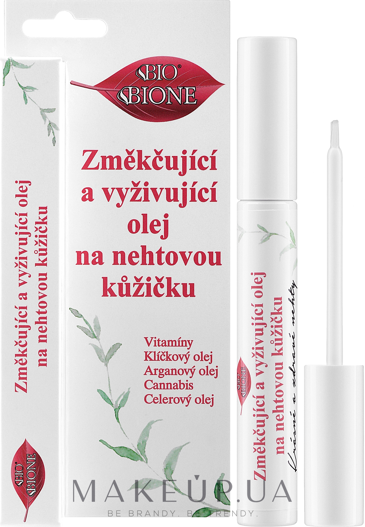 Пом'якшувальна та живильна олія для кутикули - Bione Cosmetics — фото 7ml