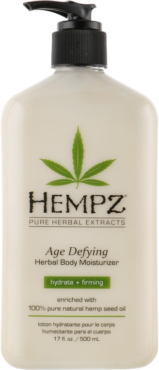 Зволожуюче рослинне молочко для тіла - Hempz Age Defying Herbal Moisturizer — фото N3