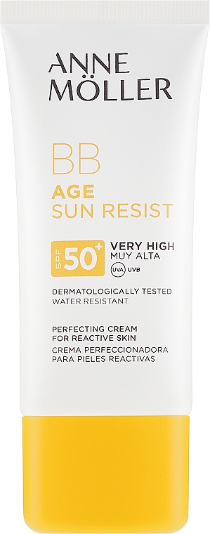 Солнцезащитный BB крем для лица - Anne Moller BB Age Sun Resist Perfecting Cream SPF50+ — фото N2