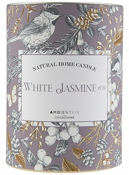 Ароматична свічка "White Jasmine n.o 31" - Ambientair Enchanted Forest Home Candle