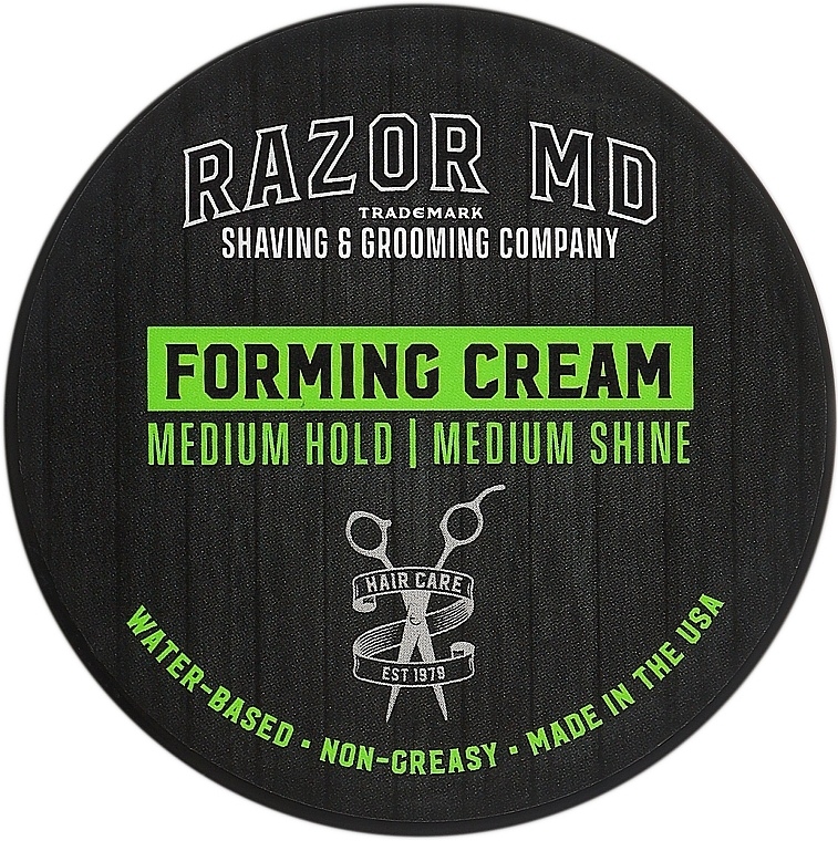 Крем для волосся формуючий - Razor MD Medium Hold Forming Cream — фото N1