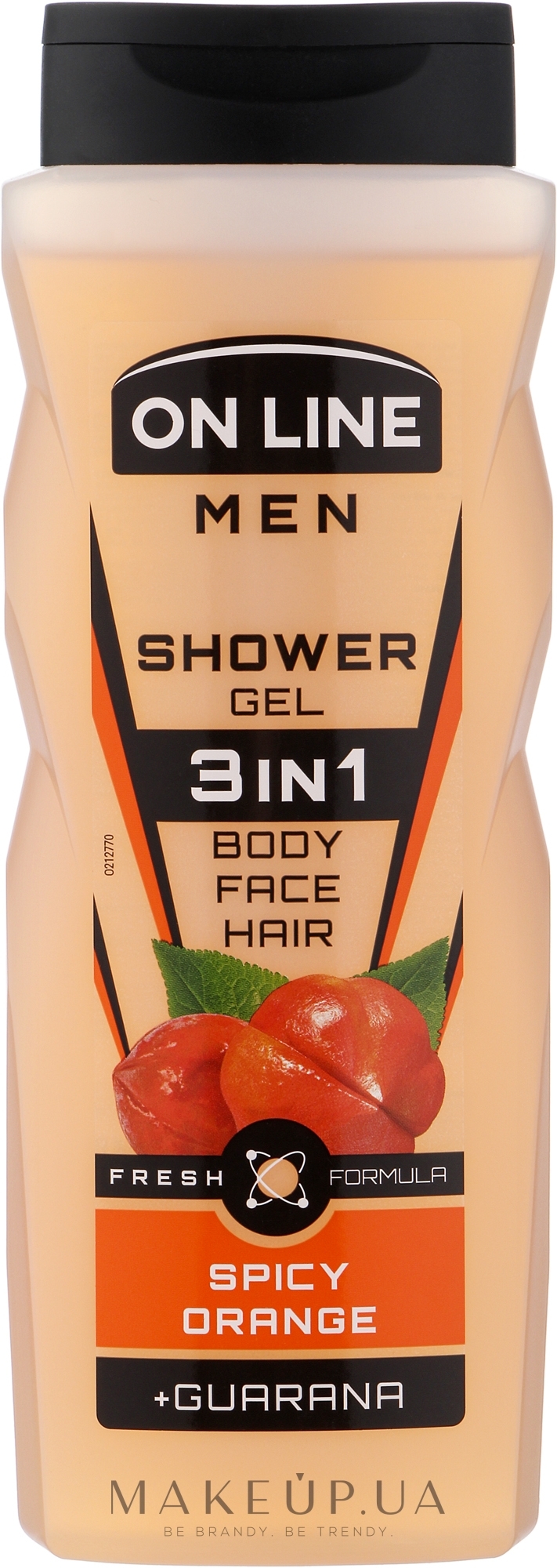 Гель для душа 3в1 - On Line Men & Care Spicy Orange Shower Gel — фото 410ml