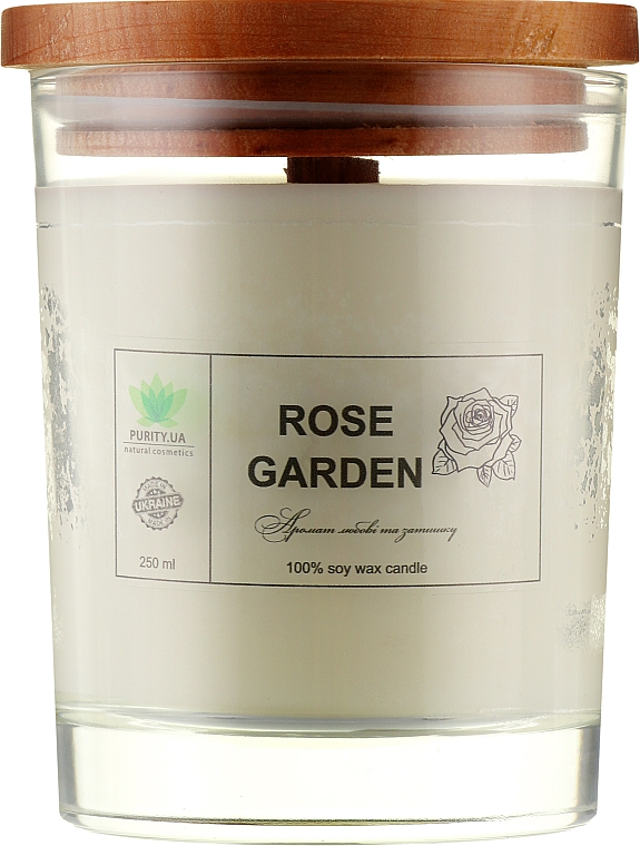 Аромасвеча "Rose Garden", в стакане - Purity Candle — фото N3