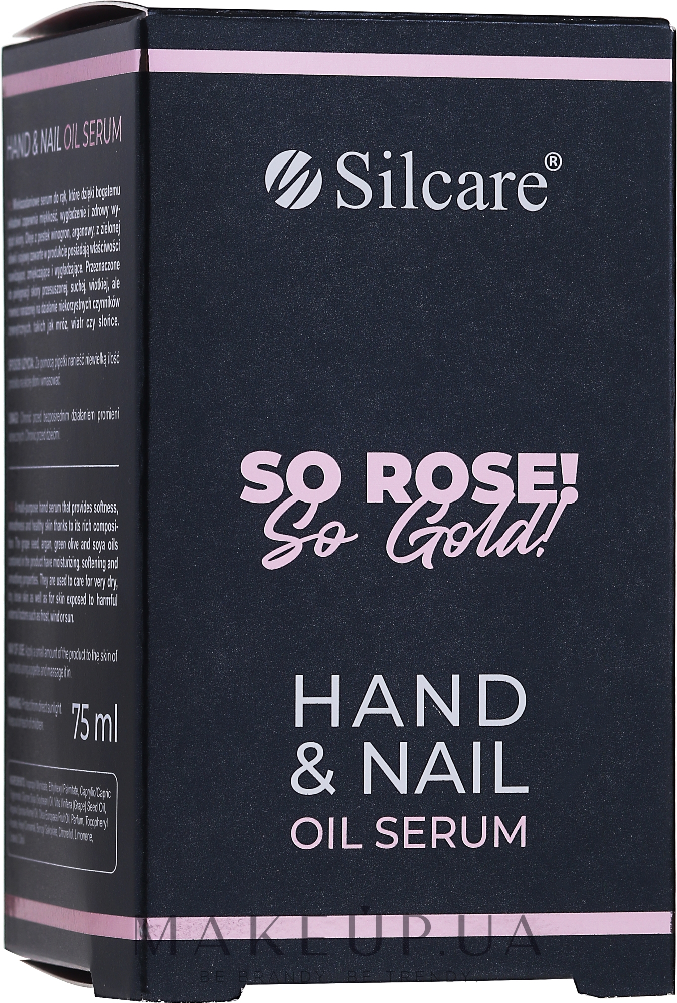 Сыворотка для рук - Silcare So Rose So Gold Hand & Nail Oil Serum — фото 75ml