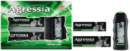 Духи, Парфюмерия, косметика УЦЕНКА Набор - Agressia Fresh (sh/cr/100ml + ash/cr/75ml + shm/250ml) *