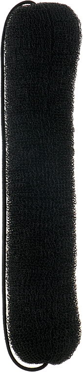 Валик для зачіски, з резинкою, 230 мм, чорний - Lussoni Hair Bun Roll Black — фото N1