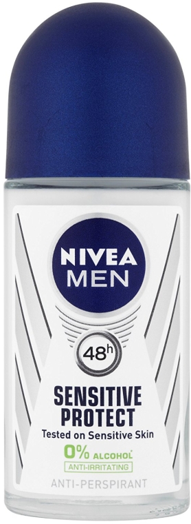 Дезодорант кульковий  - NIVEA MEN Sensitive Protect 48 Hour — фото N1