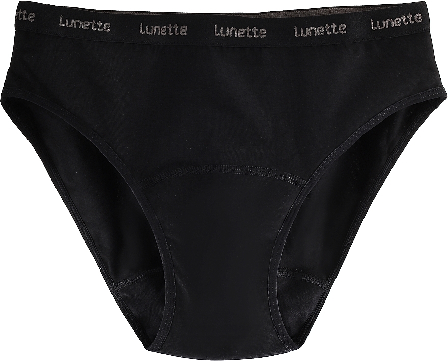 Менструальні трусики, чорні - Lunette — фото N1