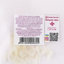 Набор типс для френча, натурально-белые - Dashing Diva French Wrap Manicure Long Trial Size — фото N1