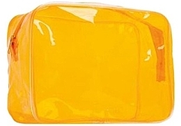 Парфумерія, косметика Косметичка 16x14 см, бузкова - Idc Institute Neon transparent Toilet Bag