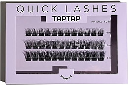 Парфумерія, косметика Накладні вії-пучки, WA 10-14 мм C-Mix - Taptap