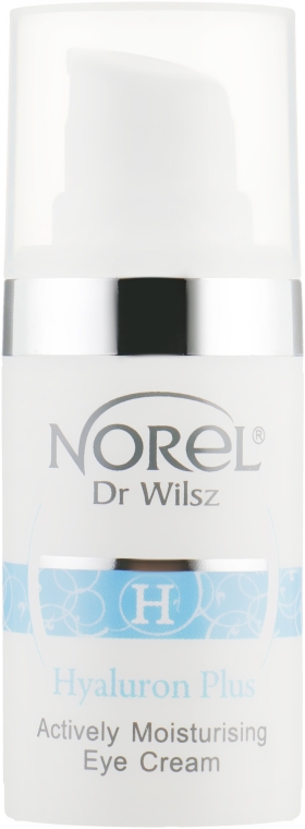 Активно увлажняющий крем для кожи вокруг глаз - Norel Hyaluron Plus Moisturizing Eye Cream — фото N2