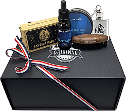 Духи, Парфюмерия, косметика Набор - Man's Beard (beard/oil/30ml + beard/balm/90ml + brush/1pc + beard/soap/100g + acc/1pc)