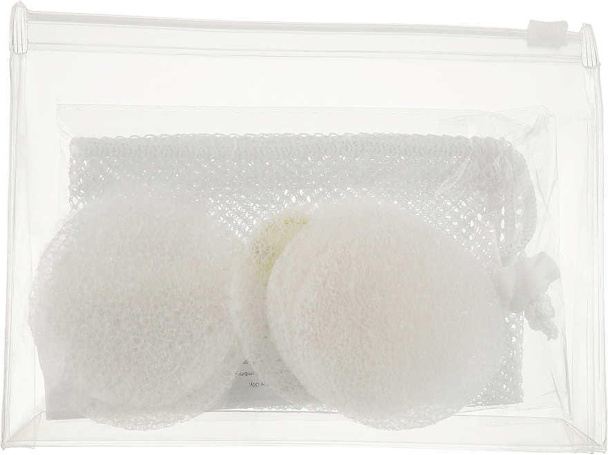 Спонжі для очей з чистого конжаку - The Konjac Sponge Co Eye Pads Pack — фото N2