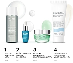 Набор - Biotherm (f/gel/15ml + m/water/30ml + elixir/7ml + b/milk/20ml) — фото N2