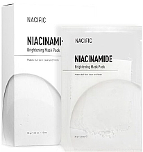 Духи, Парфюмерия, косметика Осветляющая тканевая маска для лица - Nacific Niacinamide Brightening Mask Pack