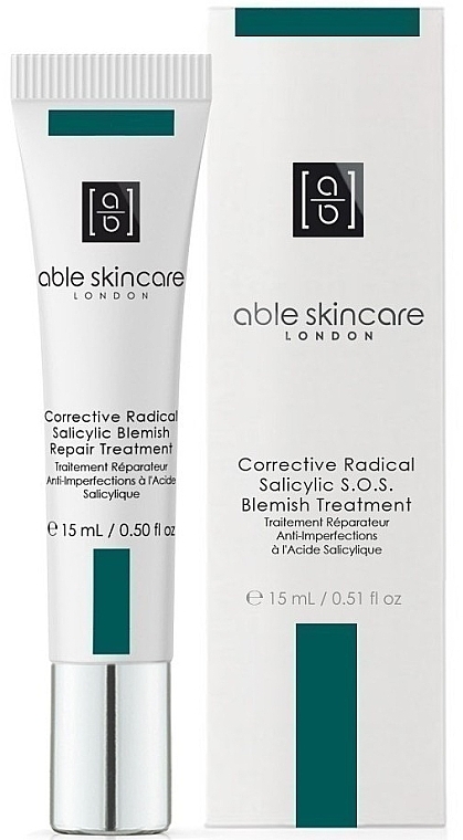 Коректор для обличчя із саліциловою кислотою - Able Skincare Blemish Corrective Radical Salicylic S.O.S. — фото N1