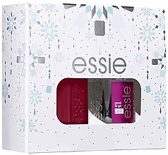 Духи, Парфюмерия, косметика Набор - Essie Winter Wonderland Duo Kit Makeup Gift Set (n/lacquer/13.5ml + t/coat/13.5ml)