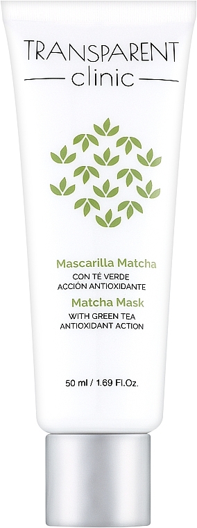 Антивікова очищувальна маска - Transparent Clinic Mascarilla Matcha — фото N1