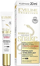 Крем-маска для глаз и век - Eveline Cosmetics Korean Exclusive Snake Tightening and Smoothing Cream-Mask With Red Ginseng — фото N1