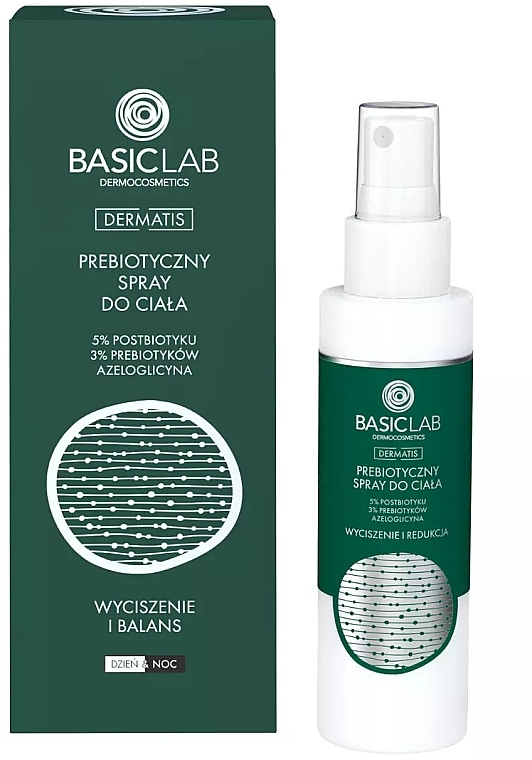 Пребиотический спрей для тела - BasicLab Dermocosmetics Dermatis — фото N1